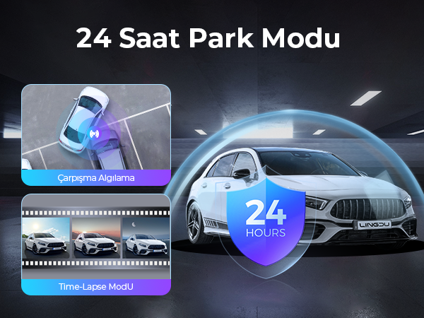 LINGDU LD02 2 KAMERALI 5K ARAÇ KAMERASI