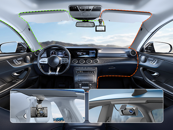LINGDU LD02 2 KAMERALI 5K ARAÇ KAMERASI