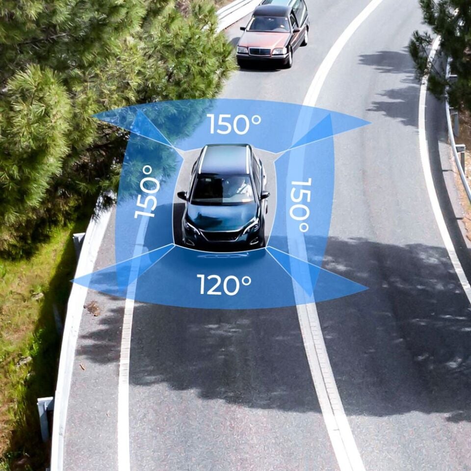 AZDOME M660 4 KAMERALI 4K ARAÇ KAMERASI - 128GB DAHİLİ HAFIZA