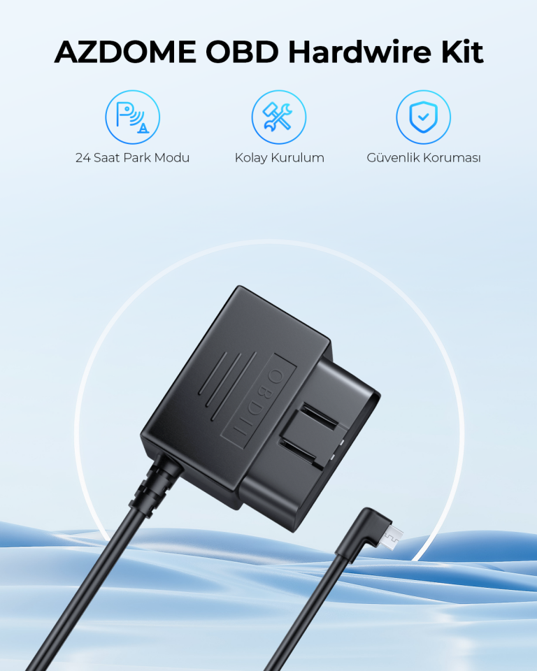 [OUTLET] AZDOME OBD HARDWIRE PARK KİTİ TYPE-C [OUTLET]